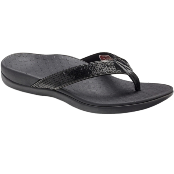 Vionic Women Tide Sequin Comfort Thong Flip Flop Flats Sandals Shoes sz 11 - Picture 1 of 12